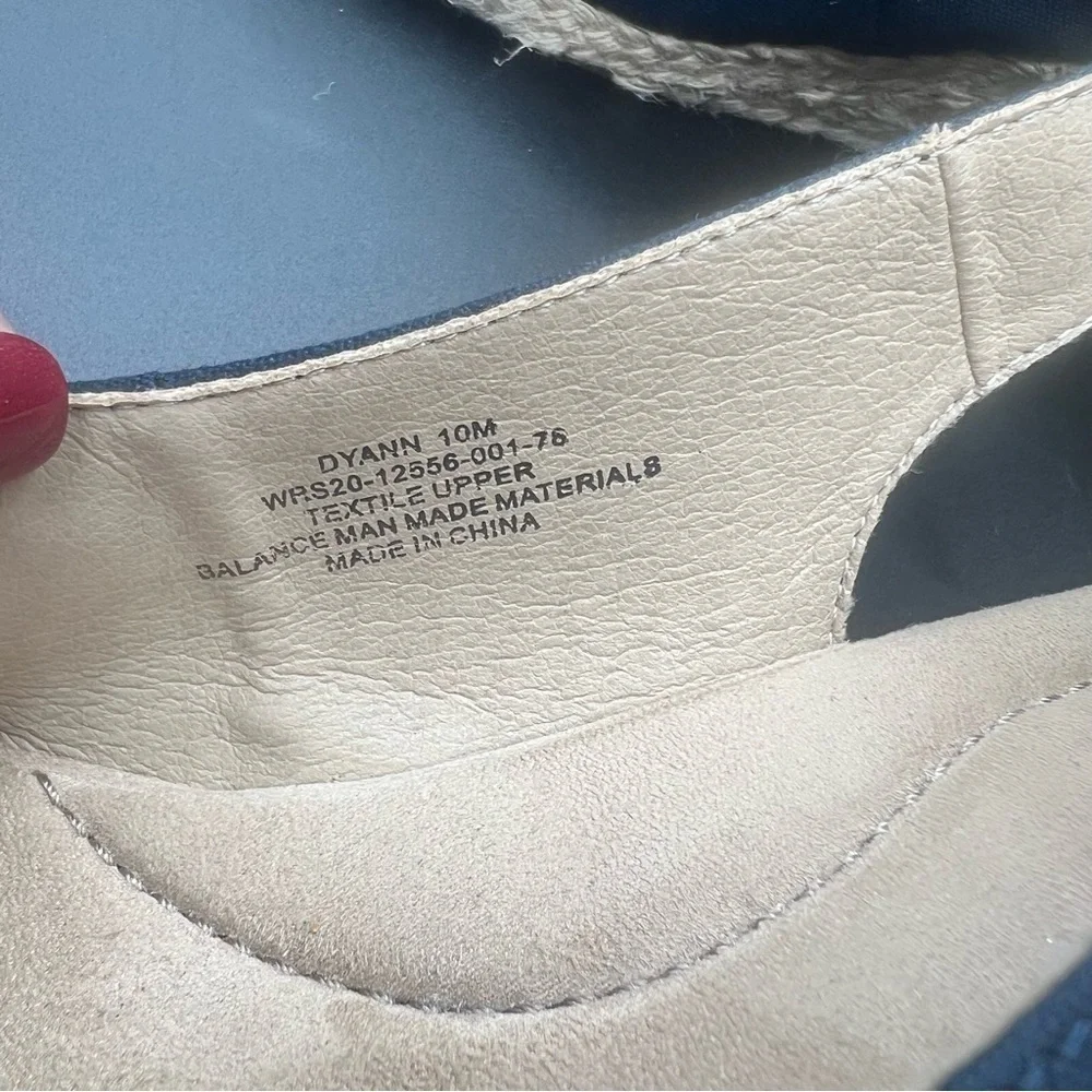 Kim rogers Dyann Navy Wedge shoes